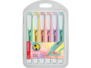 ZAKREŚLACZ STABILO SWING COOL PASTELOWY 6 SZT.