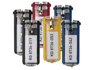 ZAWIESZKA DO KLUCZY DURABLE NIEBIESKA 6 SZT.