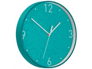 ZEGAR ŚCIENNY LEITZ WOW TURKUSOWY